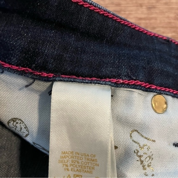 Kate Spade Dark Straight Leg Skinny Jeans Size 26 - Picture 4 of 4